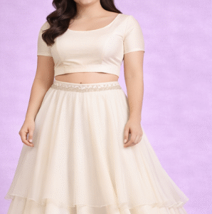 Wine Satin Silk Bridal Lehenga Set – Edition 008