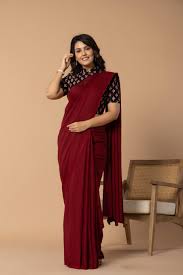 Maroon Handloom Cotton Saree – Edition 016